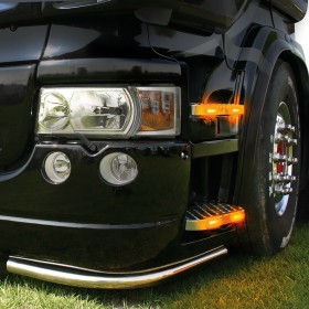 Lampa Φως Όγκου 4 LED 24V 10.3cm - Πορτοκαλί