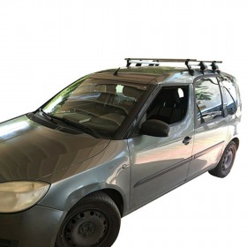 LP Σχάρα Οροφής Αυτοκινήτου Calypso Ατσάλινη για Skoda Roomster (Σετ με πόδια)Κωδικός: LP-10621 