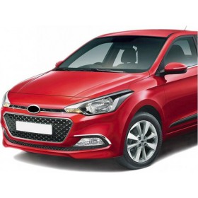 S-dizayn Hyundai I20 5D 2014+ Διακοσμητικές Γρύλλιες Μάσκας Εμπρός Χρωμίου 2τμχ