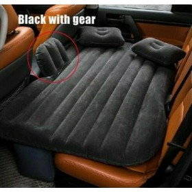 Lariz Φουσκωτό Στρώμα Ταξιδιού για το Πίσω Κάθισμα του Αυτοκινήτου Μαύρο