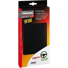 Lampa Κάλυμμα Τιμονιού Αυτοκινήτου Premium Leather Ραφτό με Διάμετρο 37-39εκ. Δερμάτινο Μαύρο με Κόκκινη ΡαφήΚωδικός: 32991 