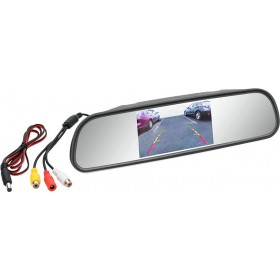 Compass Εσωτερικός Καθρέπτης Αυτοκινήτου &amp Οθόνη LCD 4.3" 27.2 x 6cm με ΚλιπΚωδικός: 33398 