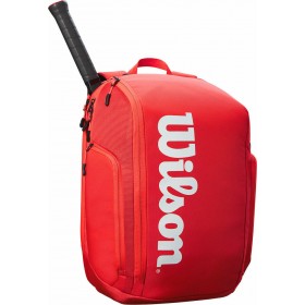 Wilson Super Tour Τσάντα Πλάτης Τένις 2 Ρακετών ΚόκκινηΚωδικός: WR8010901 