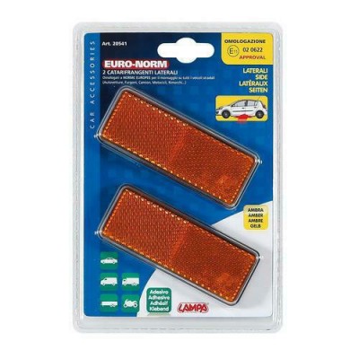 Lampa Αντανακλαστικά Euro-Norm Πορτοκαλί 90x35mm 2τμχ