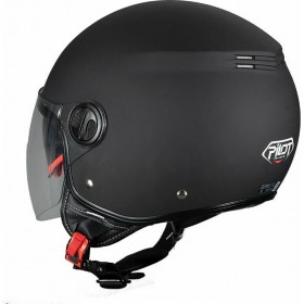 Pilot Fazer SV Matt Black Κράνος Μηχανής Jet 1100gr με Sunvisor