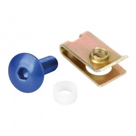 Lampa Κιτ Τοποθέτησης Fairings με Βίδες, Κλιπ &amp Ροδέλες Μπλε 10τμχ