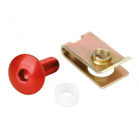 Lampa Κιτ Τοποθέτησης Fairings με Βίδες, Κλιπ &amp Ροδέλες Κόκκινο 10τμχ