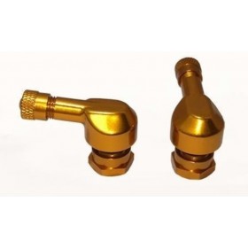 Puig Γωνιακές Βαλβίδες Ελαστικών 8mm Χρυσό 2τμχ