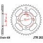 JT Sprockets Γρανάζι Πίσω 263 με 36 Δόντια για Αλυσίδα Κίνησης 428Κωδικός: 263-36 