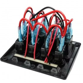 Kewig Πάνελ με 4 Αδιάβροχους Διακόπτες και 4 Κουμπιά DIYΚωδικός: SP15 