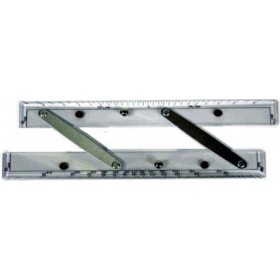 Χάρακας Διπαράλληλος Πλαστικός 38cm