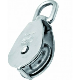 Eval Ανοξείδωτη Τροχαλία με Μονό Ράουλο και Στριφτάρι 130x54x15mmΚωδικός: 01479-50 