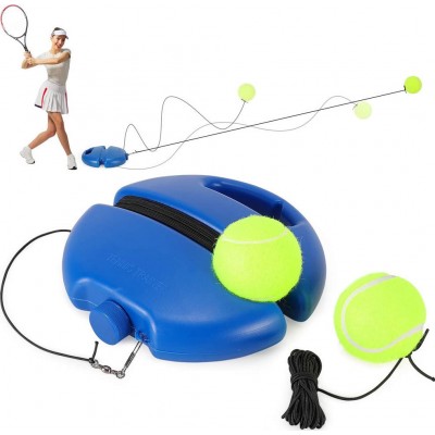 Tsipo - Tennis Trainer Set | Βάση με 2 Rebound Balls του τένις | Για ατομική προπόνηση, χωρίς να πας στο γήπεδο