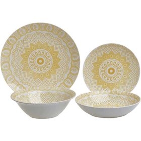 Click Σερβίτσιο Πιάτων από Πορσελάνη Κίτρινο 19τμχΚωδικός: 6-60-043-0028 
