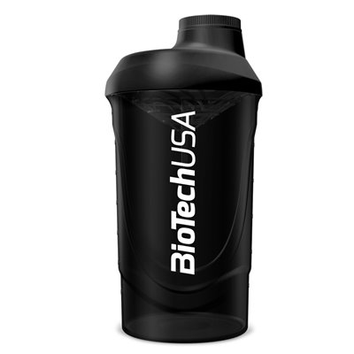 Biotech USA Wave Shaker Πρωτεΐνης 600ml Πλαστικό Μαύρο