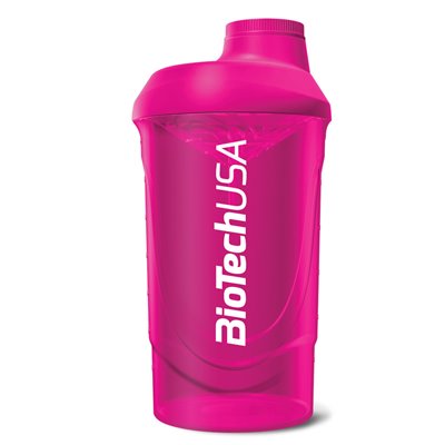 Biotech USA Wave Shaker Πρωτεΐνης 600ml Πλαστικό Ροζ