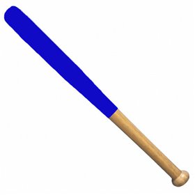 Ξύλινο ρόπαλο Baseball Blue 50εκ. - For Home Ξύλινο ρόπαλο Baseball Blue 50εκ. - For Home