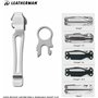 Leatherman Pocket Clip &amp Lanyard White