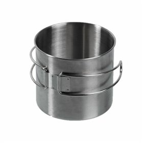 Mil-Tec Ανοξείδωτη Κούπα με Πτυσσόμενη Λαβή 600 ml