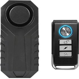 Waterproof Remote Control Bike Συναγερμός Ποδηλάτου Μαύρος Waterproof Remote Control Bike Συναγερμός Ποδηλάτου Μαύρος