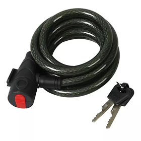 Lampa 90624 Κλειδαριά Ποδηλάτου Κουλούρα με Κλειδί Μαύρη Lampa 90624 Κλειδαριά Ποδηλάτου Κουλούρα με Κλειδί Μαύρη