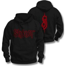 Slipknot Logo Φούτερ με Κουκούλα σε Μαύρο χρώμα
