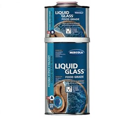 Mercola Liquid Glass Food Grade Ρητίνη Υγρού Γυαλιού 2 Συστατικών Κατάλληλη για Τρόφιμα 1000gr