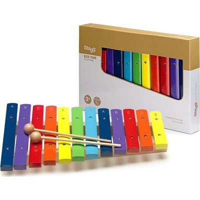 Stagg Colour-coded Key Xylophone 12 KeysΚωδικός: XYLO-J12 RB 