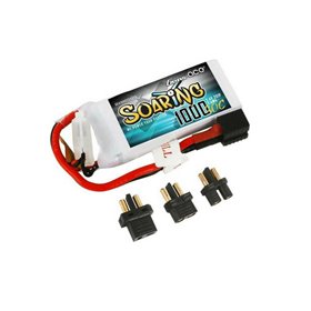 Gens Ace Battery Soaring 1000mAh 7.4V 30C 2S1P EC3/ XT60/ T-PlugΚωδικός: GEA10002S30T3 