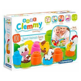 Clementoni Τουβλάκια Clemmy Mother and Puppies from the Farm για 6+ Μηνών 10τμχΚωδικός: 17174 