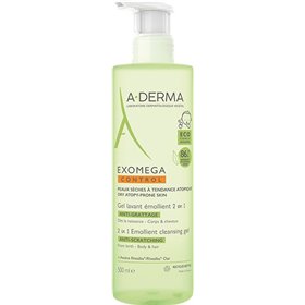 A-Derma Exomega Control Emollient Cleansing Gel 2 in 1 με Αντλία 500ml A-Derma Exomega Control Emollient Cleansing Gel 2 in 1 με Αντλία 500ml