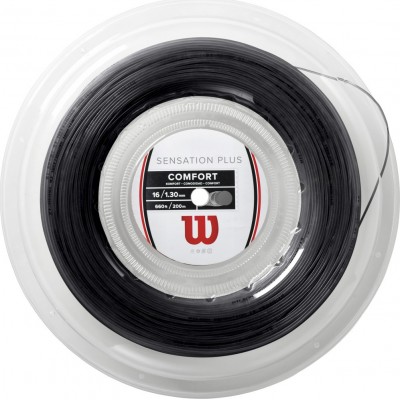 Wilson Revolve Spin Χορδή Τένις Μαύρη 12m, Φ1.30mmΚωδικός: WRZ907600 