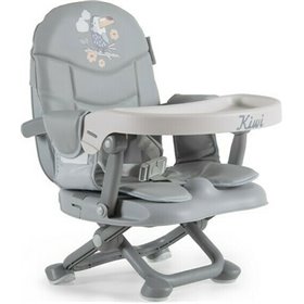 Cangaroo Φορητό Καθισματάκι Φαγητού Πλαστικό για Καρέκλα Kiwi Bird Grey