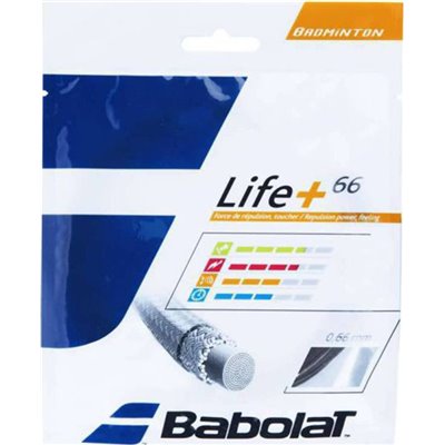 Babolat Life 66 Χορδή Τένις Μαύρη 10.2m, Φ0.66mmΚωδικός: 241134-105 