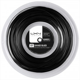 Luxilon Savage Black String (1.27mm, 12m)-pleksimo Black