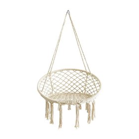 Κρεμαστή Κούνια Μπεζ Αντοχής έως 150kg Μ80xΠ80xΥ125cm