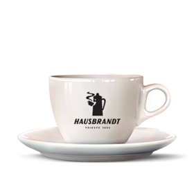 Hausbrandt Φλιτζάνι Cappuccino από Πορσελάνη Λευκό Hausbrandt Φλιτζάνι Cappuccino από Πορσελάνη Λευκό