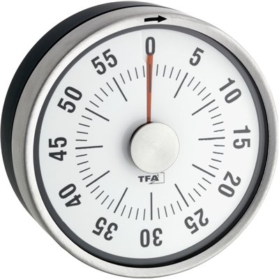 TFA Αναλογικό Χρονόμετρο Κουζίνας Puck AnthraciteΚωδικός: 38.1028.10 