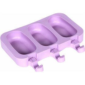 Keskor Φόρμα Ζαχαροπλαστικής Παγωτού/Γρανίτας από Σιλικόνη 3 Θέσεων 19.5x14.5x2.5εκ.