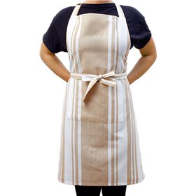 Melinen Stripes Ποδιά Κουζίνας σε Μπεζ Χρώμα 76x60cm 2000027405