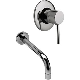 Gloria Stilo-in 13-1101 Σετ Μίκτης &amp Στόμιο Εντοιχισμού Νιπτήρα 1 Εξόδου Chrome