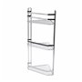 Estia Elegant 02-6464 Γωνιακή Επιτοίχια Ραφιέρα Μπάνιου Μεταλλική με 3 Ράφια 20.2x20.2x53.6cm