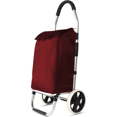 VC1175 Υφασμάτινο Καρότσι Λαϊκής Μπορντό 45x40x100cm