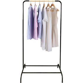 Bormann BPC2000 Κρεμάστρα Δαπέδου από Μέταλλο σε Μαύρο Χρώμα 80x45x148cmΚωδικός: 029281 