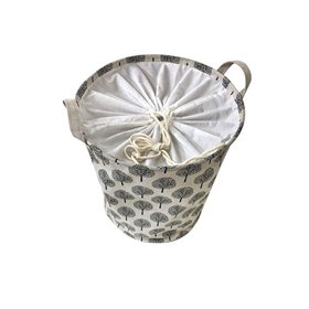 Καλάθι Αποθήκευσης Ψάθινο Μπεζ 45x45x35cm