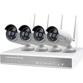 Ολοκληρωμένο Σύστημα CCTV Wi-Fi με 4 Ασύρματες Κάμερες SRS2260