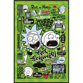 GB eye Αφίσα Rick & Morty Quotes 61x91.5cm GB eye Αφίσα Rick & Morty Quotes 61x91.5cm