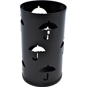 Ankor Ομπρελοθήκη Μεταλλική Μαύρη 24x24x42cm