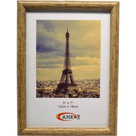 Ankor Κορνίζα Τοίχου Πλαστική PW8029 40x50cm με Μπεζ Πλαίσιο