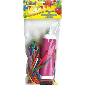 Μπαλόνια Modelling 50 Tμχ &amp Τρόμπα Πλακέ